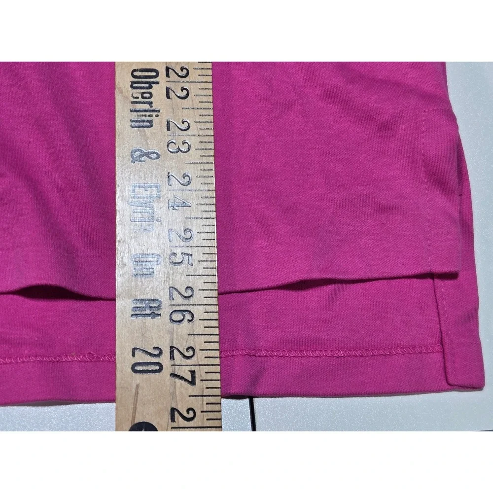 Polo by Ralph Lauren Pink Cotton Polo Shirt Short‎ Sleeve Made USA Men L Faded